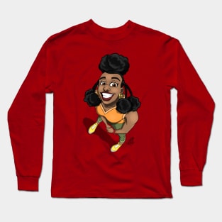 Grinning girl Long Sleeve T-Shirt